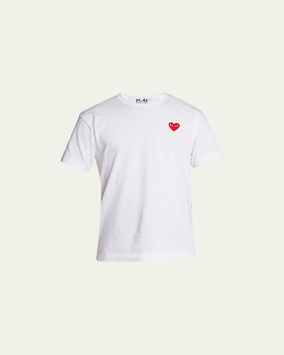 Mens Cotton Jersey Heart T-Shirt Product Image