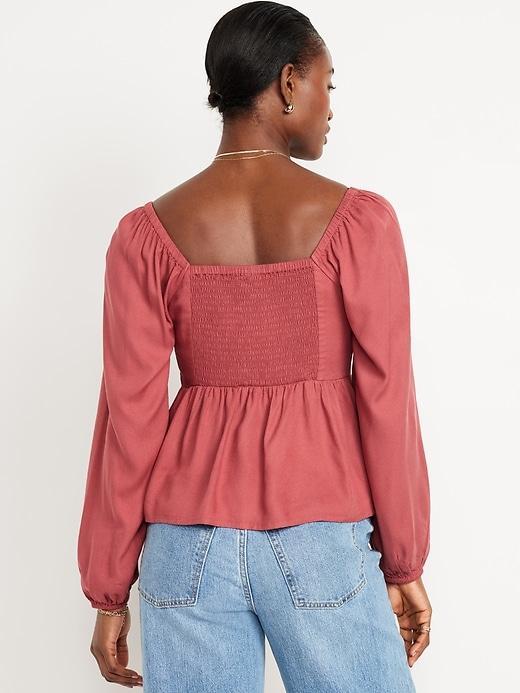 Shirred Crepe Top Product Image