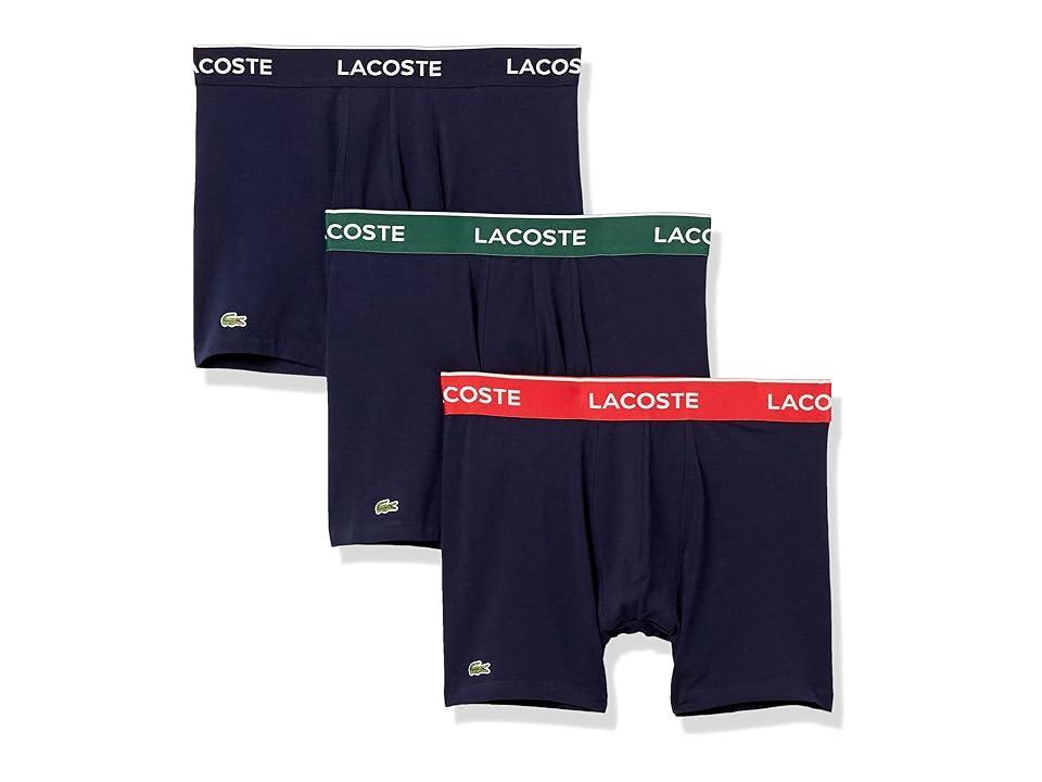 Lacoste Branded Waist Long Stretch Classic Boxer Briefs 3 Product Image