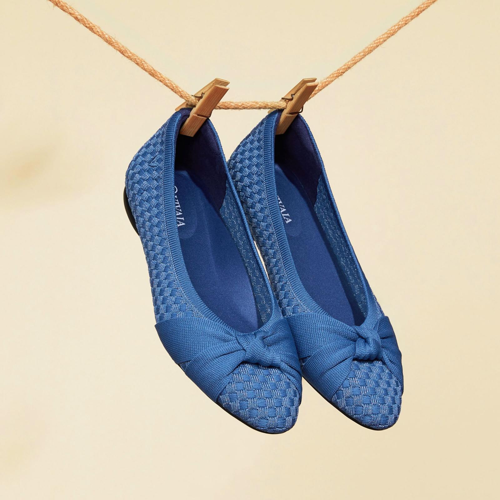 Almond-Toe Knotted Flats (Bibi) Product Image