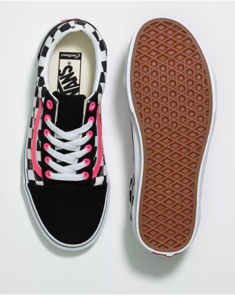 Customs Neon Pink Sidestripe Old Skool Product Image