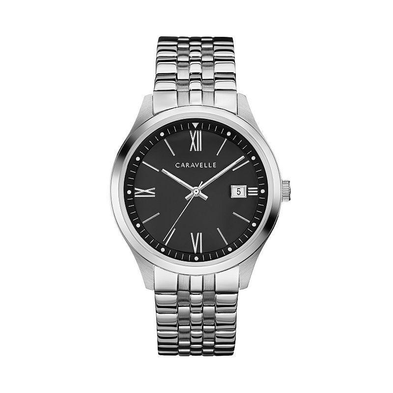 Men's Caravelle by Bulova Watch with Black Dial (Model: 43B158) Product Image