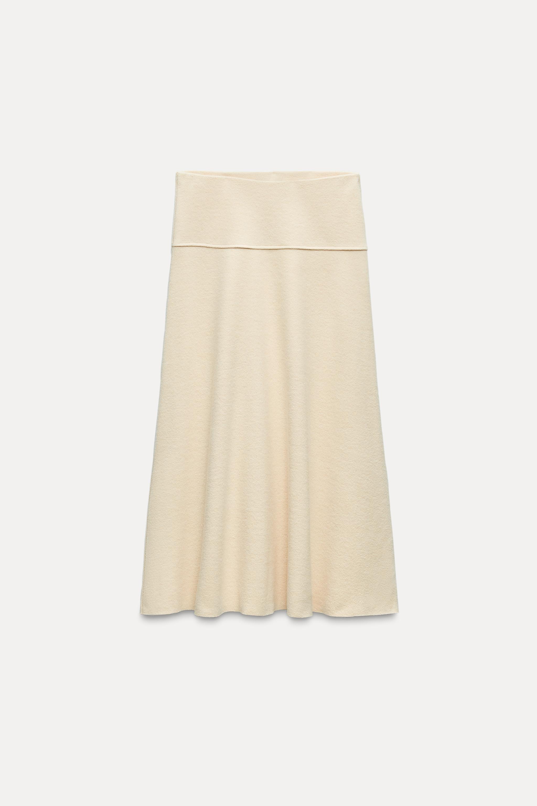 VOLUMINOUS SOFT MIDI SKIRT Product Image