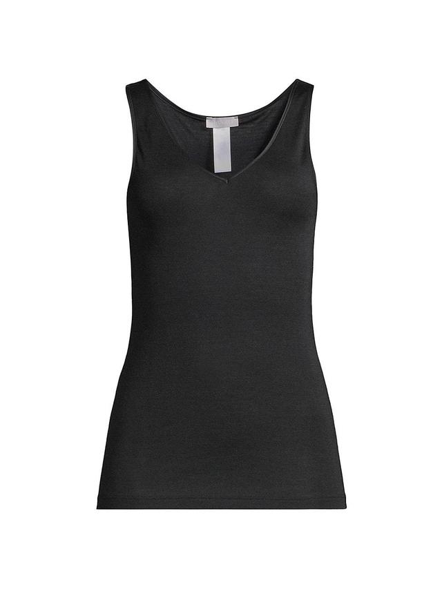 Womens Woolen Silk Tank Top Product Image