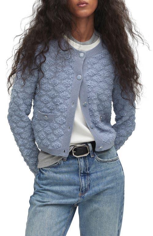 MANGO - CARDIGAN sky blue - L - Women Product Image