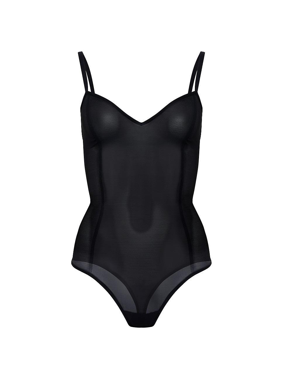 Womens All Mesh Thong Bodysuit Product Image