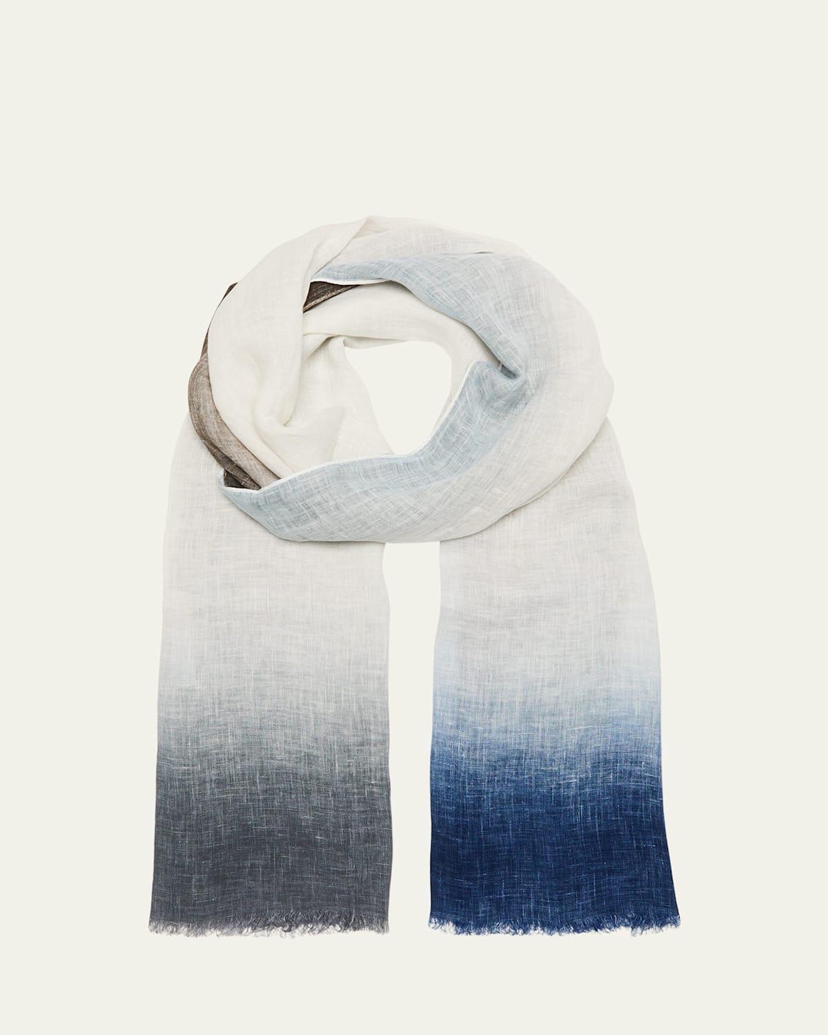 Mens Linen-Flax Ombre Scarf Product Image