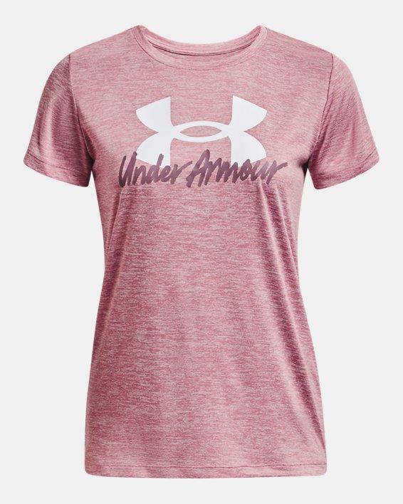 Women's UA Tech™ Twist Graphic Short Sleeve Product Image