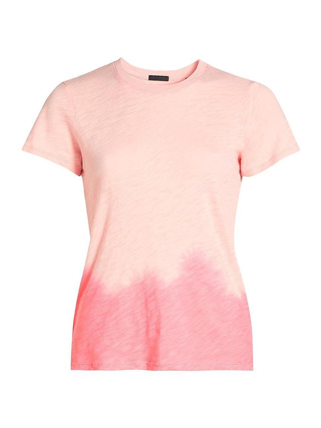 Womens Schoolboy Slub Dip-Dye T-Shirt Product Image