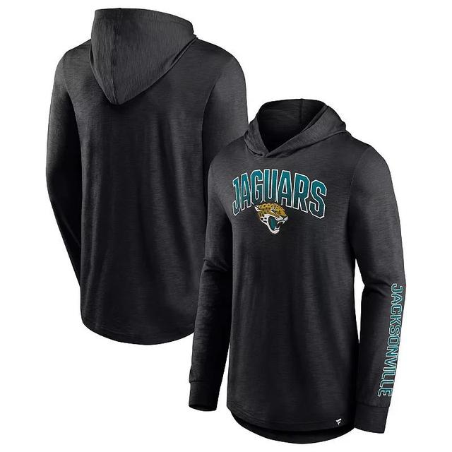 Mens Fanatics Branded Jacksonville Jaguars Front Runner Long Sleeve Hooded T-Shirt Product Image