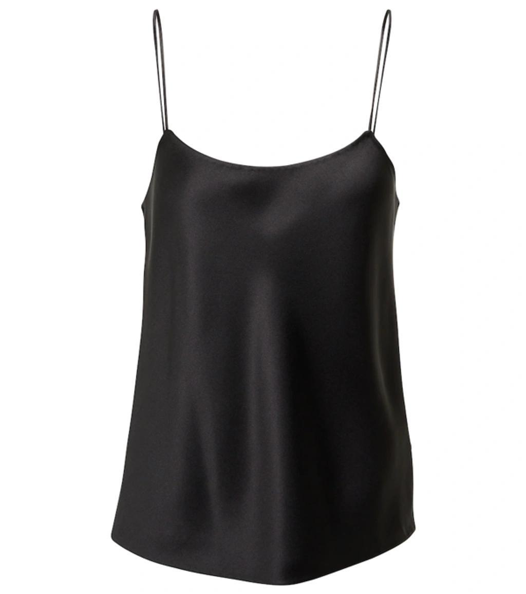 Biggins Silk-satin Camisole In Black Product Image