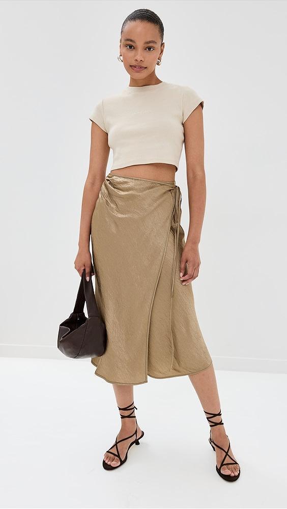 Acne Studios Fluid Wrap Skirt | Shopbop Product Image