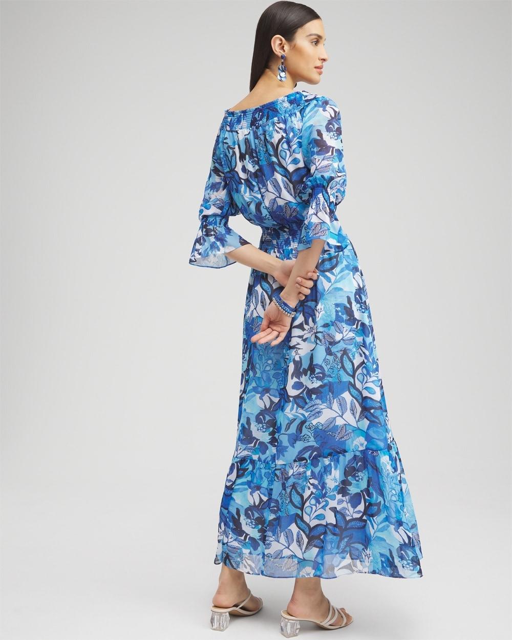 Chiffon Floral Maxi Dress Product Image