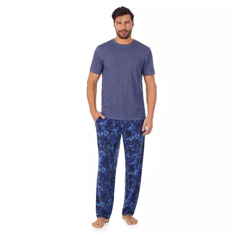 Mens Cuddl Duds Pajama Tee & Pajama Pants Set Product Image