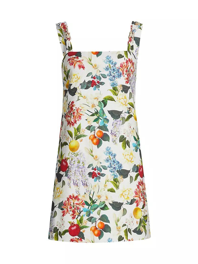 Regazza Floral Cotton-Blend Minidress Product Image