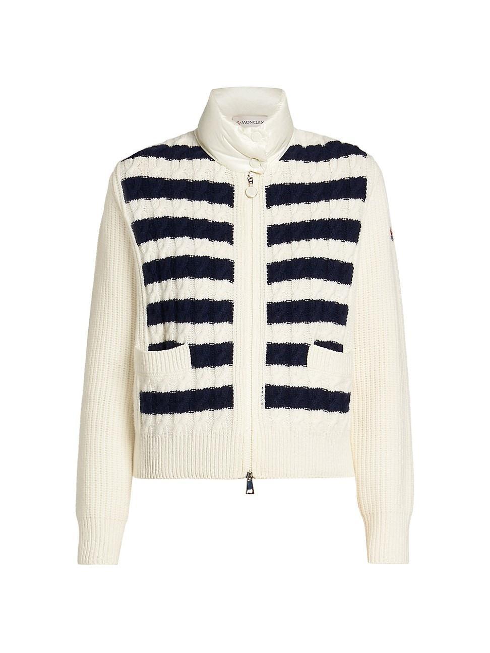 Striped Hybrid Cardigan Product Image