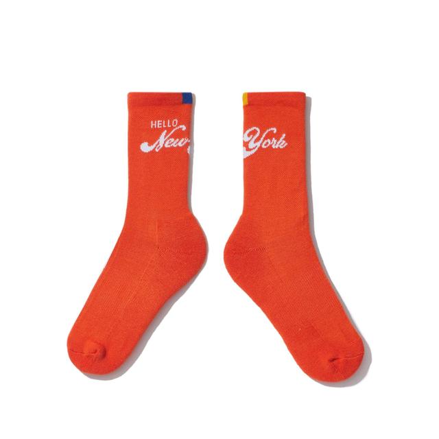 The Men's Hello New York Sock - Poppy Product Image