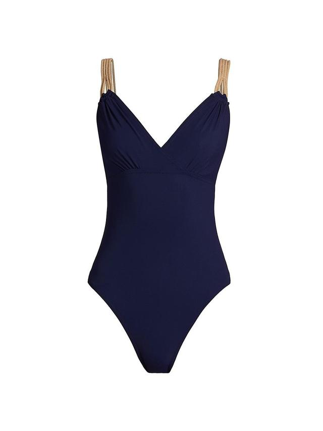 Womens Charlie Surplice One-Piece Swimsuit Product Image