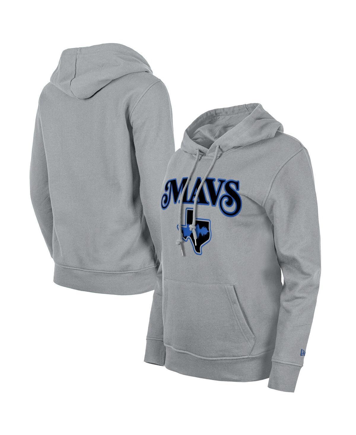 Womens New Era Gray Dallas Mavericks 2023/24 City Edition Pullover Hoodie Product Image