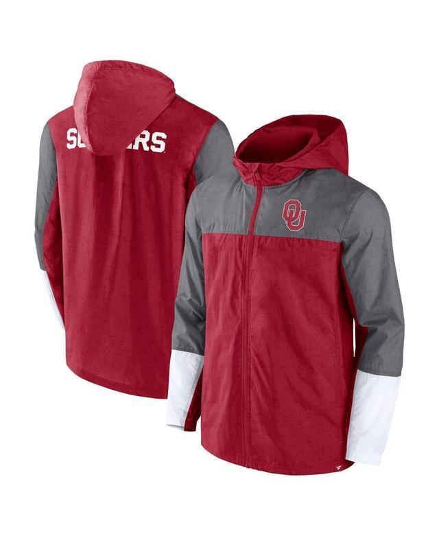 Mens Fanatics Crimson Oklahoma Sooners Game Day Ready Full-Zip Jacket - Crimson Product Image