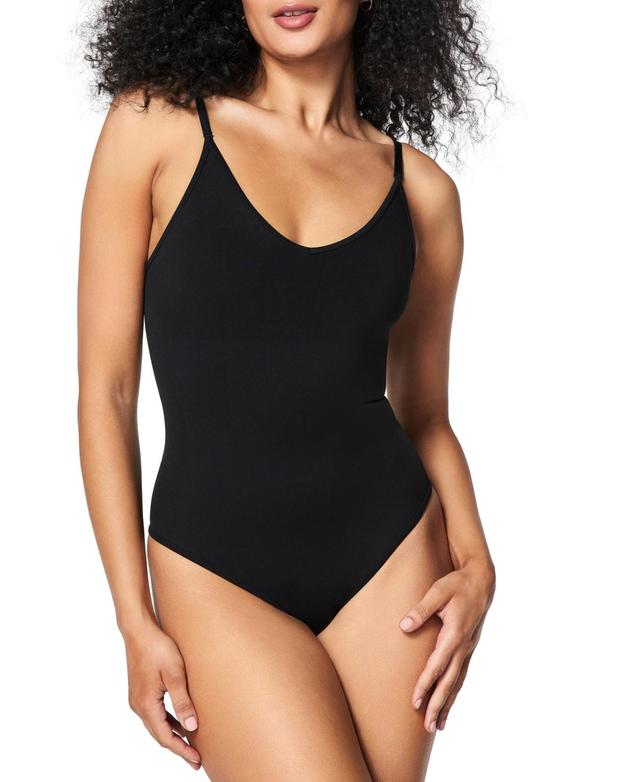 Spanx Womens Everyday Seamless Shaping Thong Bodysuit Product Image