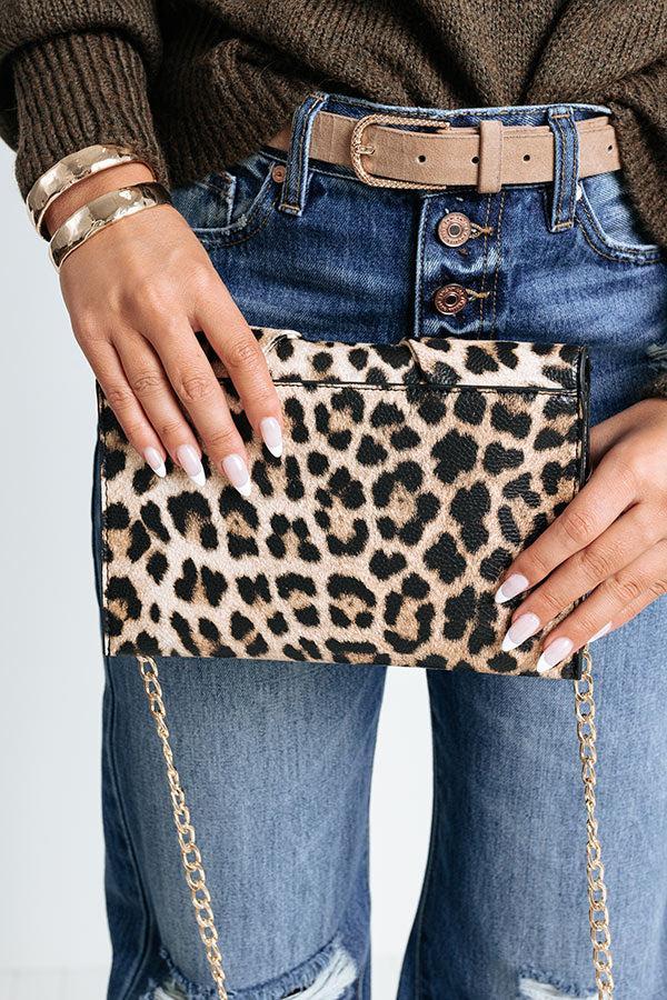 Celebrity Chic Leopard Clutch Product Image