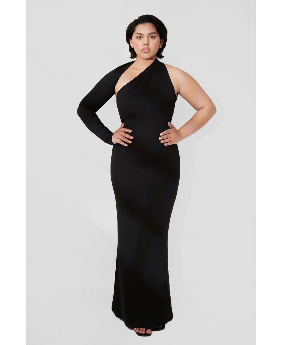 Marcella Womens Manhattan One Shoulder Gown Product Image