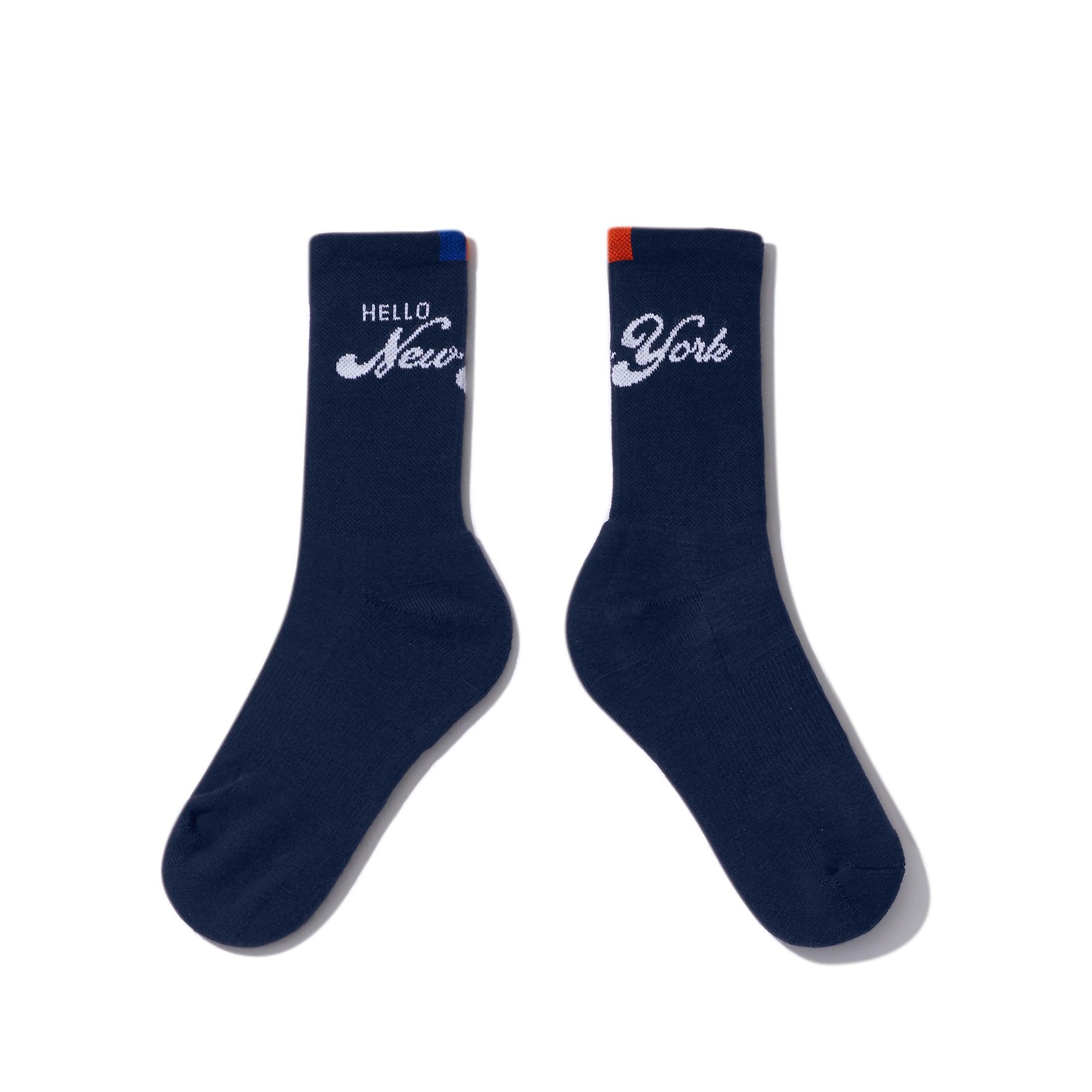 The Men's Hello New York Sock - Navy Product Image