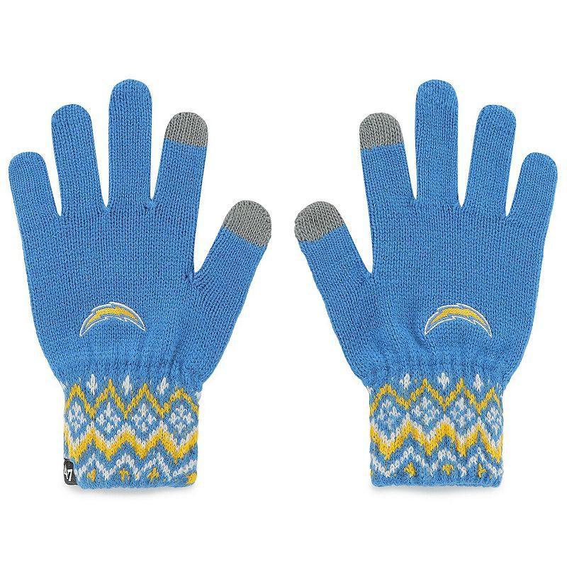 Womens 47 Los Angeles Chargers Elsa Gloves Product Image