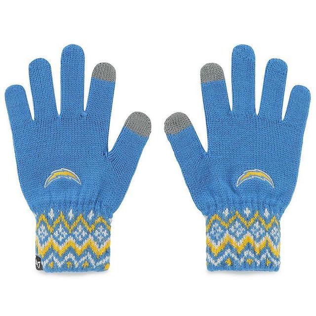 Womens 47 Los Angeles Chargers Elsa Gloves Product Image