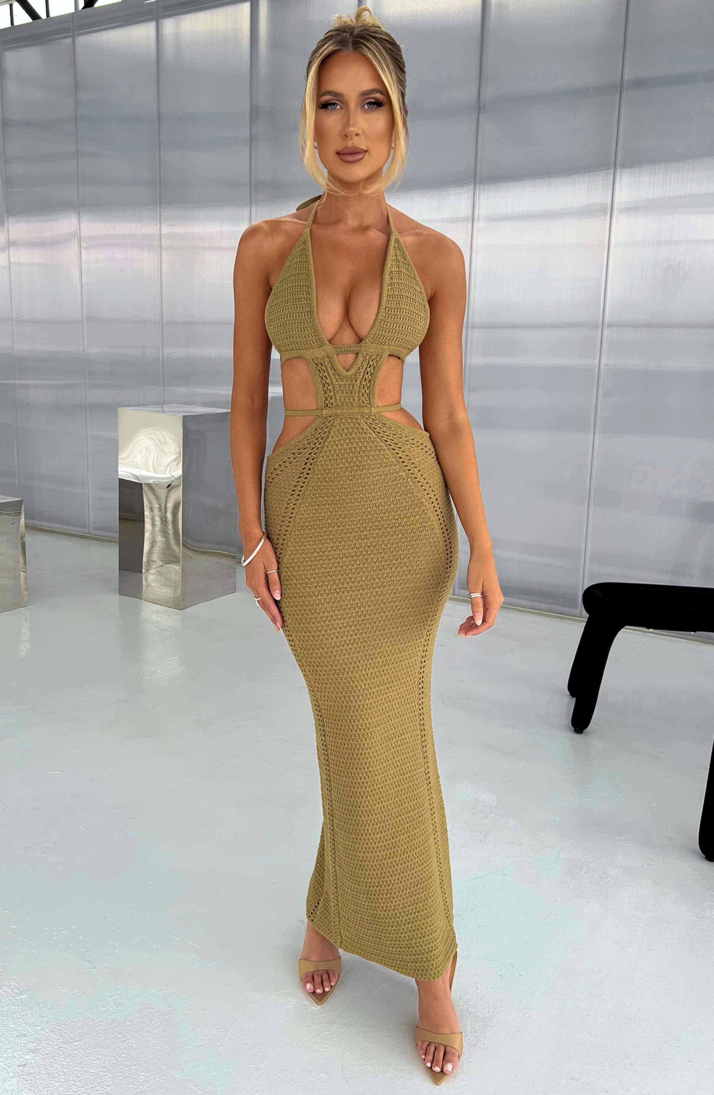 Arabella Maxi Dress - Khaki Product Image