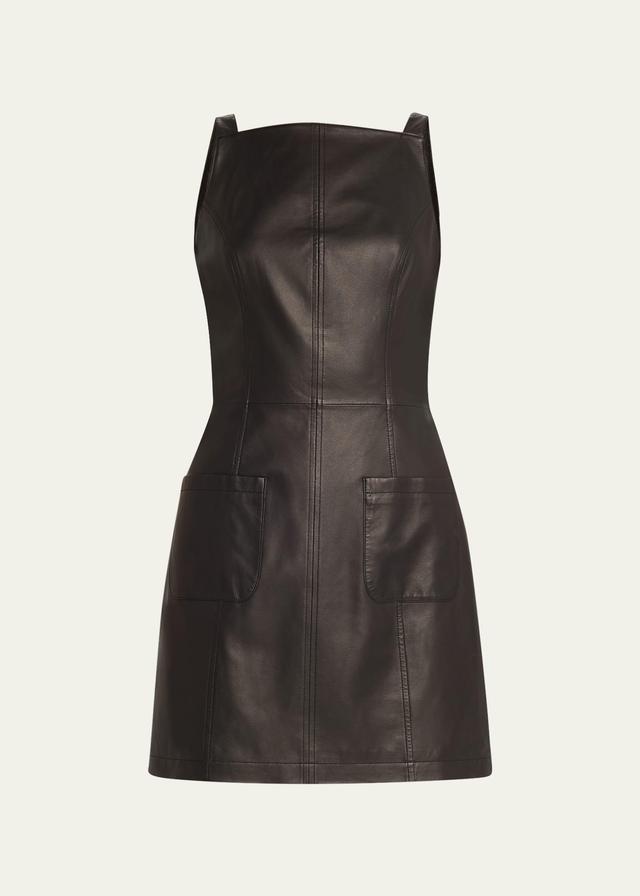 Womens Leather Minidress Product Image