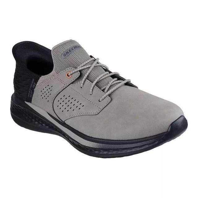 Skechers Hands Free Slip-ins Relaxed Fit Slade Macklin Mens Shoes Silver Product Image