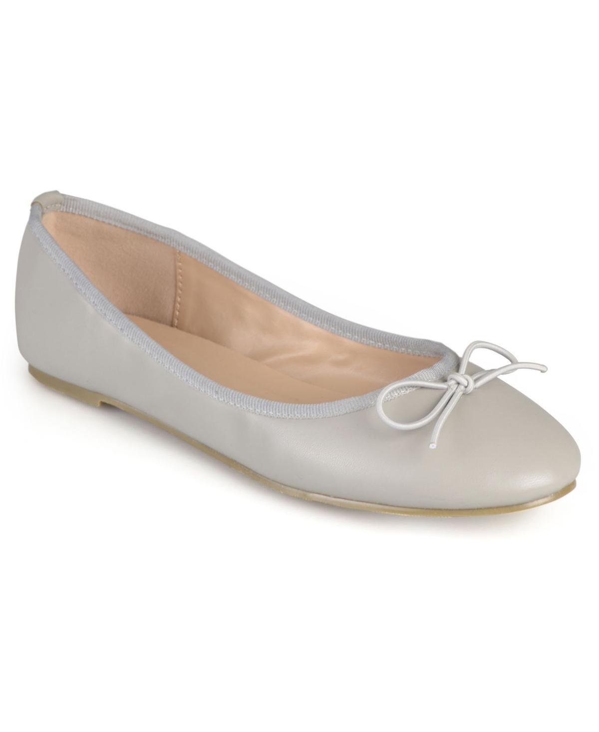 Journee Collection Vika Womens Ballet Flats Blue Product Image