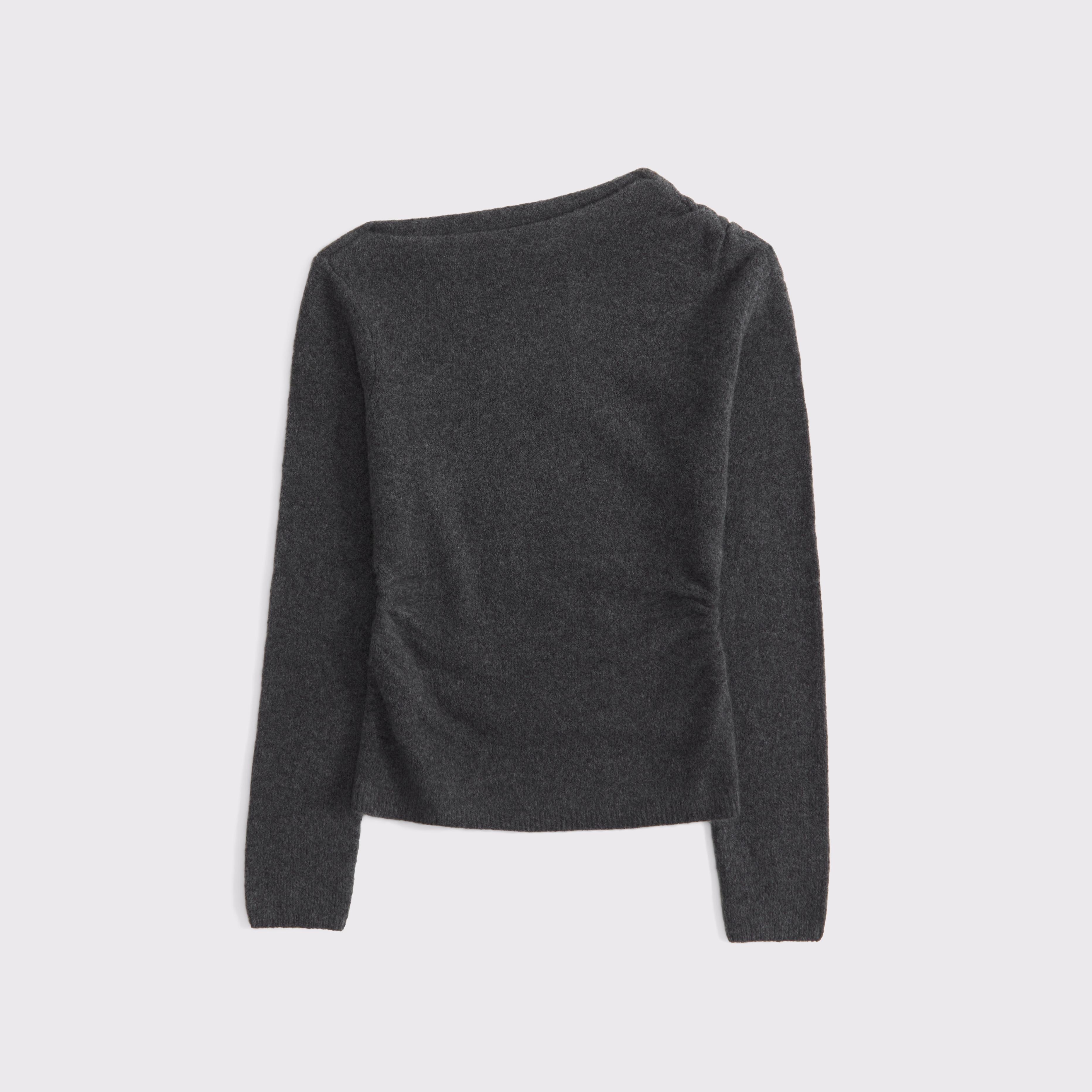 Asymmetrical Draped Sweater Product Image