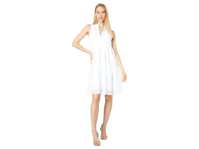 Lilly Pulitzer Novella Dress (Resort Mini Medallion Chiffon Eyelet) Women's Clothing Product Image