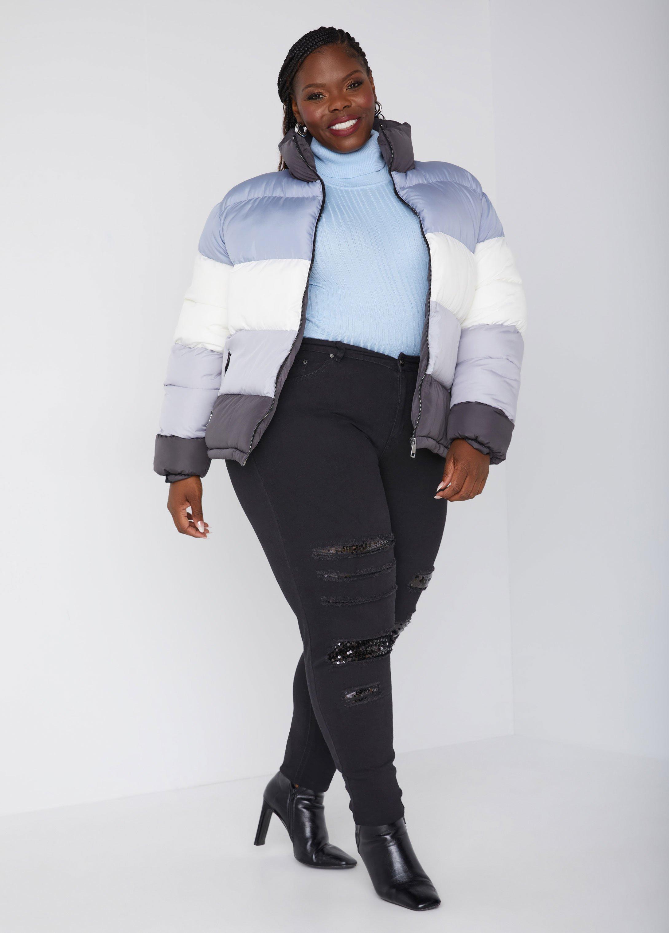 Colorblock Puffer Jacket Product Image