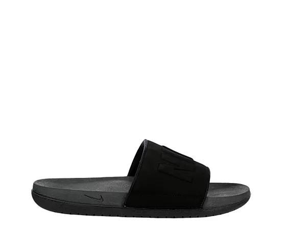 Nike Offcourt Mens Slide Sandals Grey Black Product Image