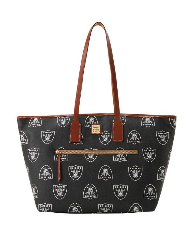 Dooney & Bourke Las Vegas Raiders Sporty Monogram Large Zip Tote Bag Product Image