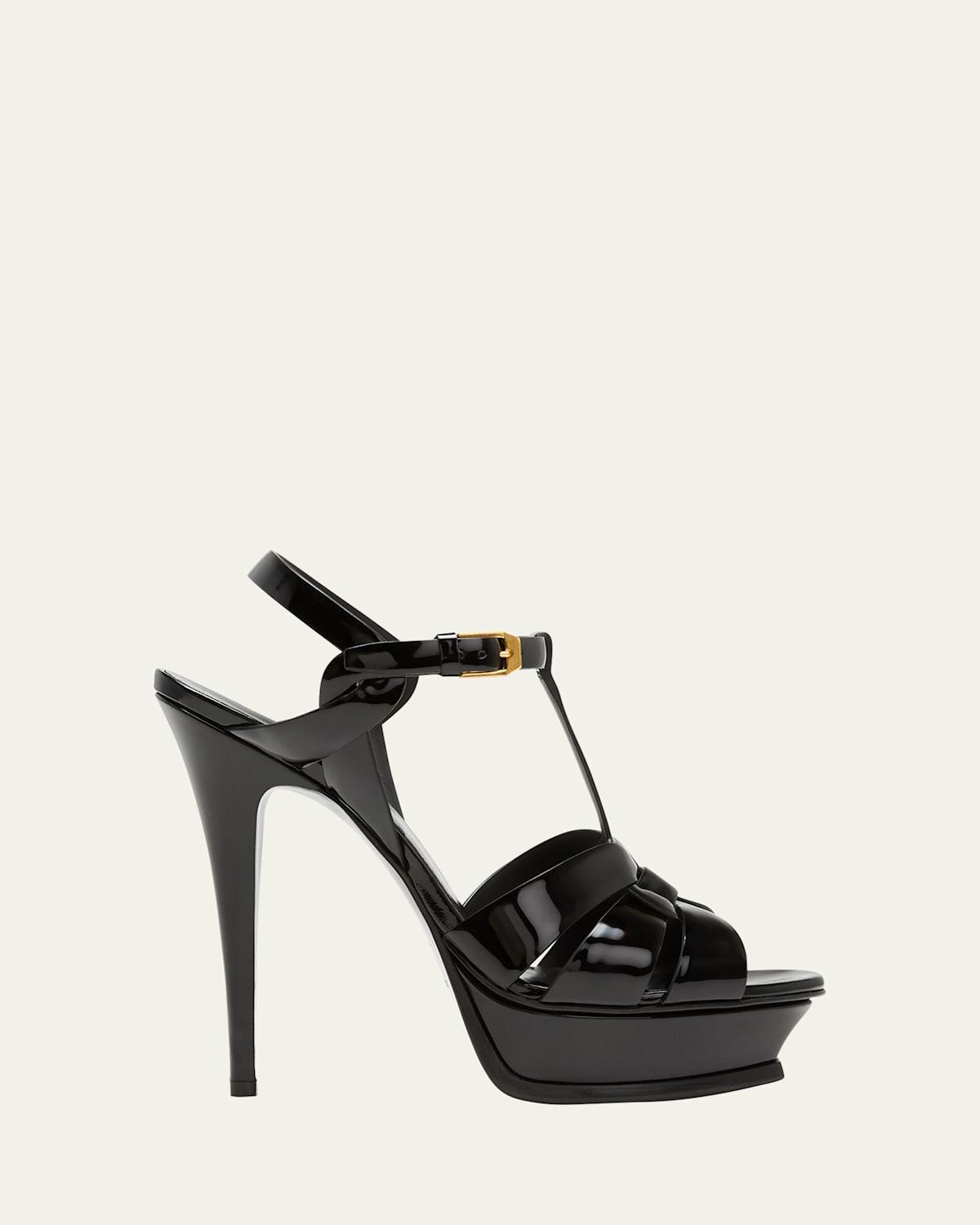 Saint Laurent Tribute T-Strap Platform Sandal Product Image