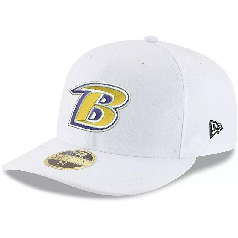 Mens New Era Baltimore Ravens Alternate Logo Omaha Low Profile 59FIFTY Fitted Hat Product Image