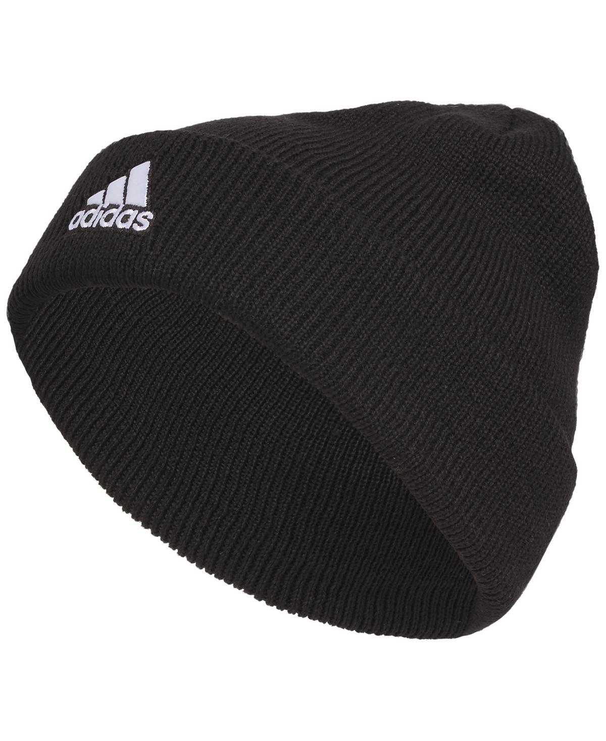 adidas Team Issue Fold Beanie (Heather Grey/White F23) Beanies Product Image