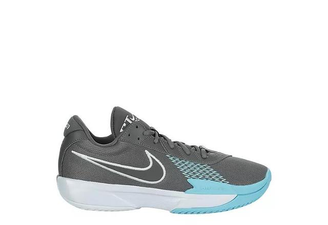 Nike Mens Air Zoom G.T. Cut Academy - Basketball Shoes Football Grey/Baltic Blue/Iron Grey Product Image