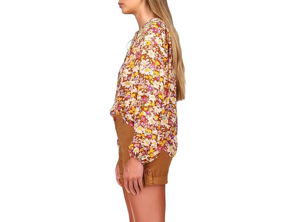 Sanctuary Spring Side Blouse (Sunny Field) Women's Clothing Product Image