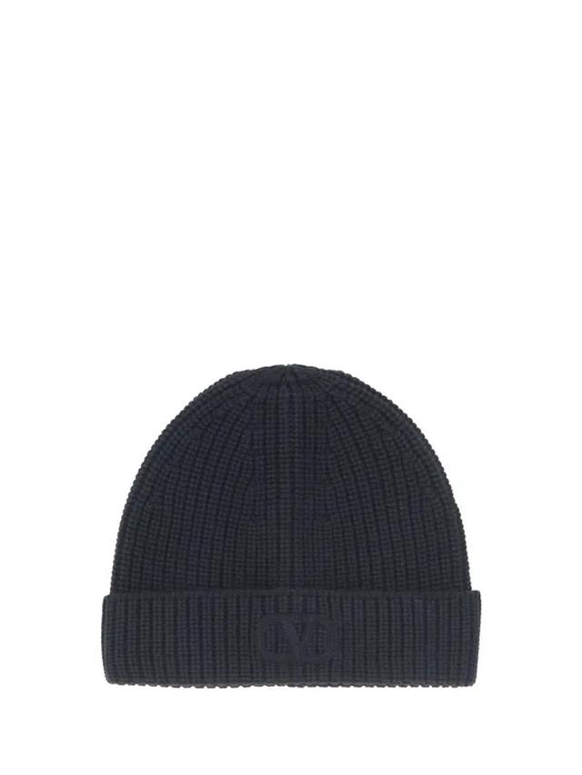 VALENTINO GARAVANI Beanie Hat In Black Product Image