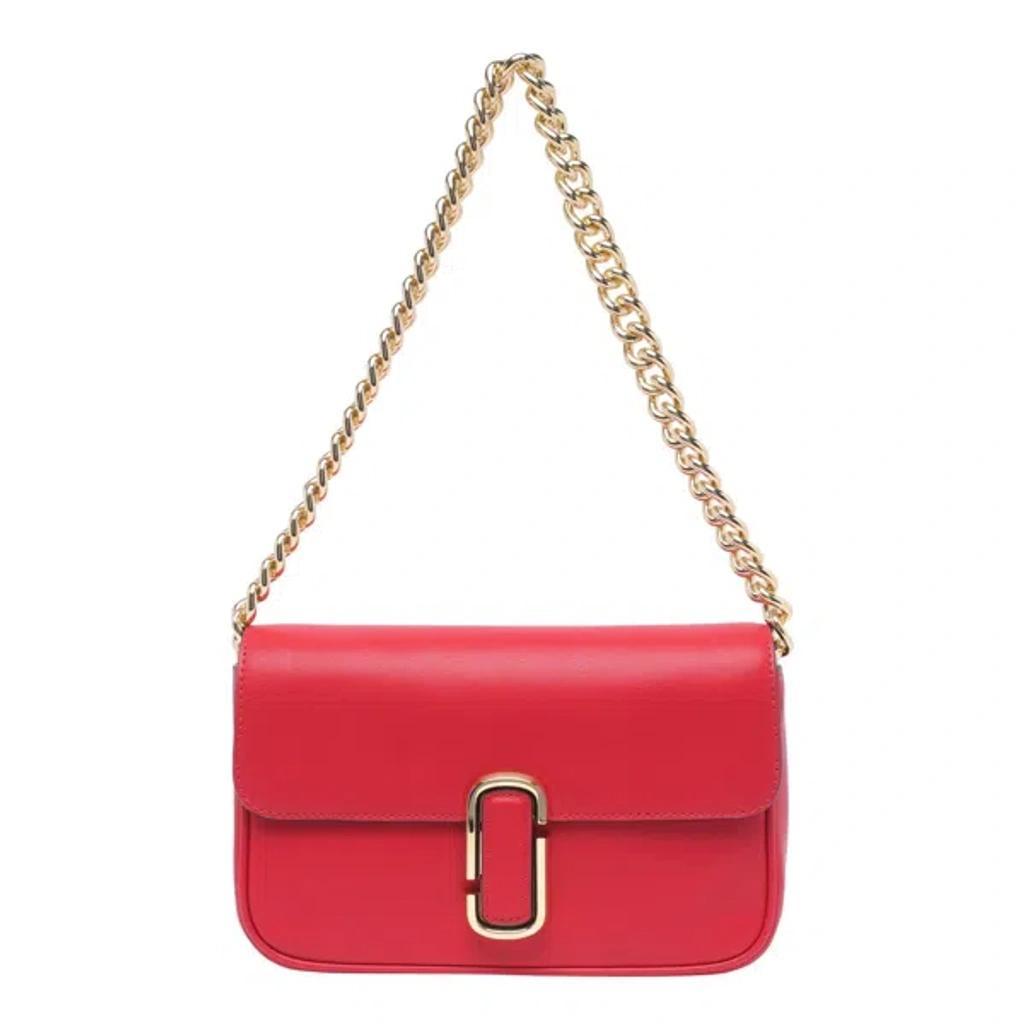 MARC JACOBS The J Red Leather Crossbody Bag Product Image