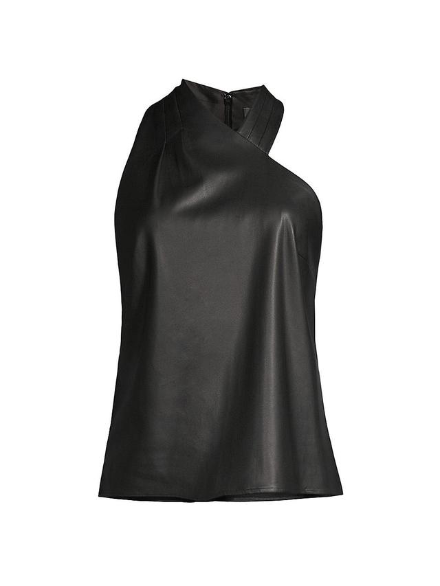 Womens Preston Vegan Leather Top Product Image