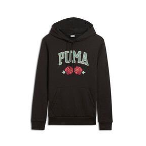 PUMA Faux Embroidered Floral Women's Hoodie Product Image