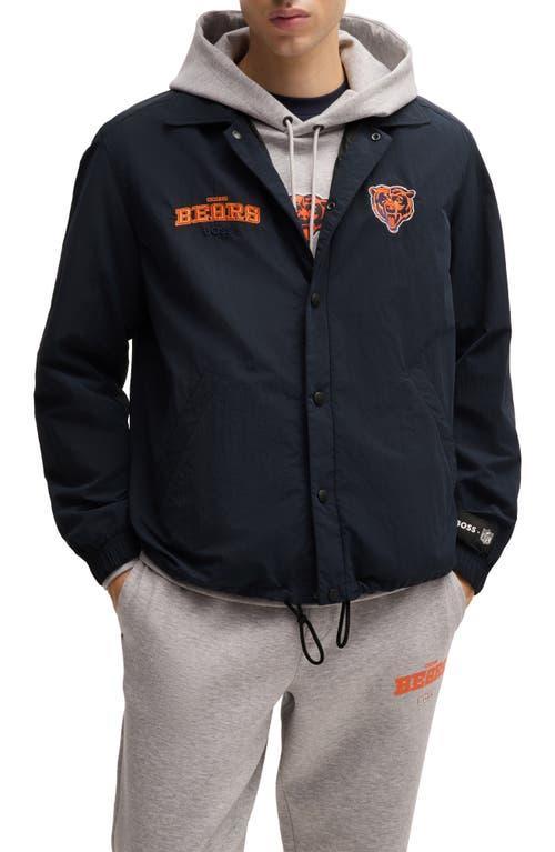 HUGO BOSS Boss X Nfl Otto Jacket In Dark Blue Product Image