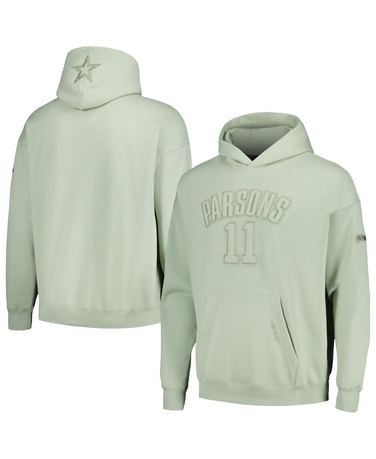 Mens Pro Standard Micah Parsons Light Green Dallas Cowboys Player Name and Number Pullover Hoodie Product Image